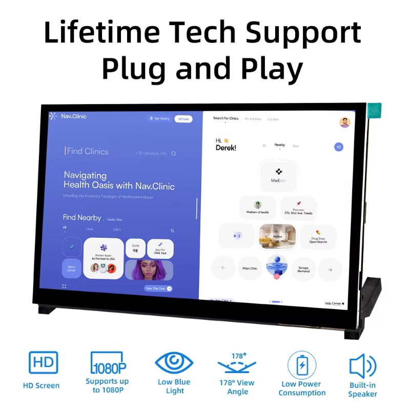 10.1 Inch IPS 1024*600 LCD Dis - đánh giá và giá Raspberry Pi 10.1 Inch Capacitive Touch Screen Ips