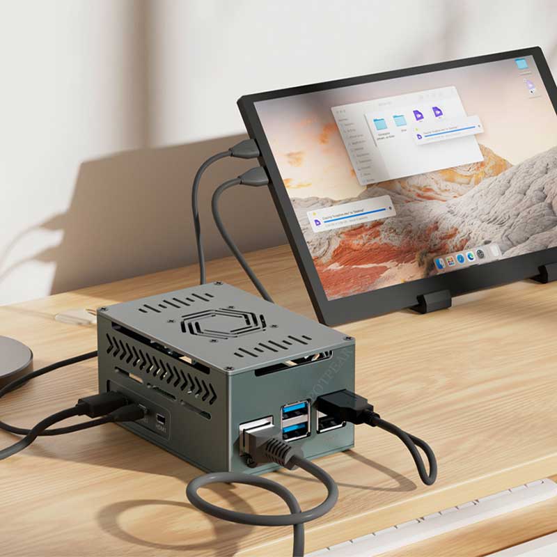 Raspberry Pi 5 Aluminum Metal  - đánh giá và giá Argon One V3 M.2 Nvme Case
