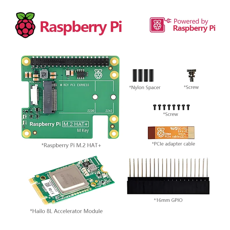 VoltSOfficial Raspberry Pi 5 A - đánh giá và giá Raspberry Pi Ai Kit Hailo-8L